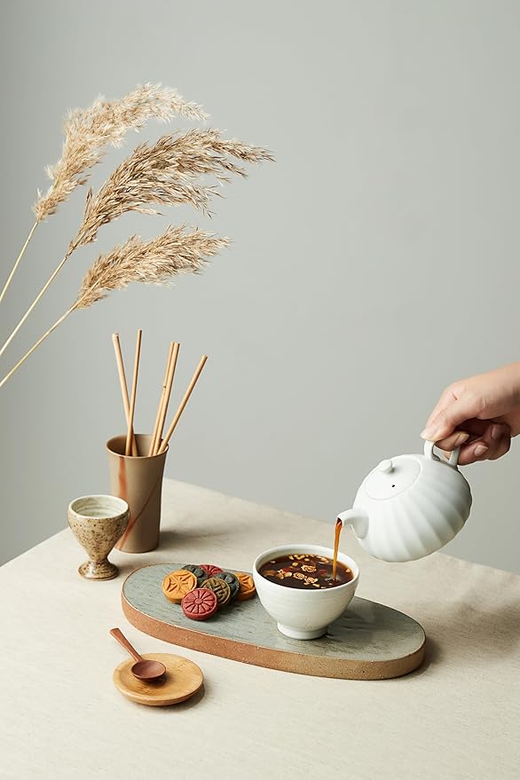 Damtuh Jujube Tea (Red Date Tea) – Traditional Korean Herbal Blend with Walnuts &amp Almonds 50 Sticks