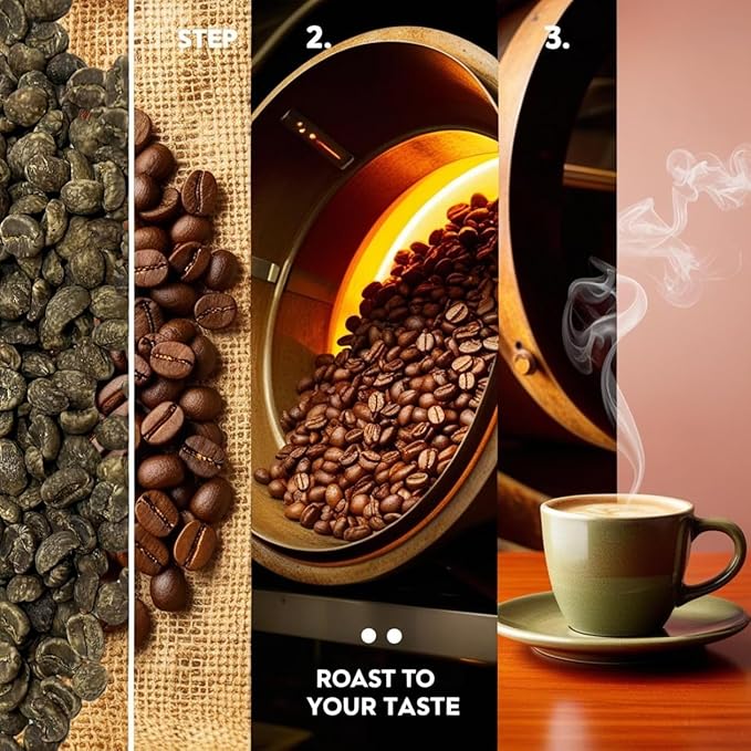 Current Crop Roasting Shop Bali Hai Organic Decaf Coffee Beans – Unroasted Green Coffee – Swiss Water Process – Indonesia Blend – Smooth &amp Balanced with Cocoa &amp Marshmallow Notes - 10 Pound Ba