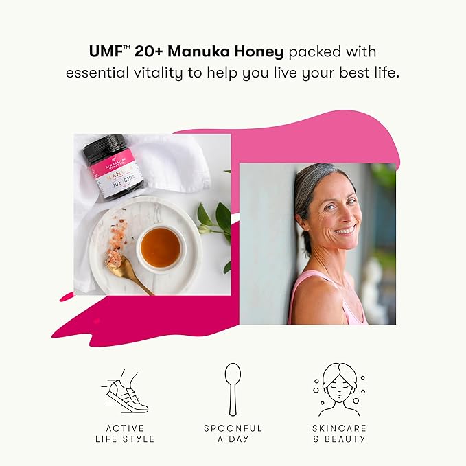 New Zealand Honey Co. Raw Manuka Honey UMF 20+ / MGO 829+ | UMF Certified | 4.4oz | Medical Grade Raw Honey