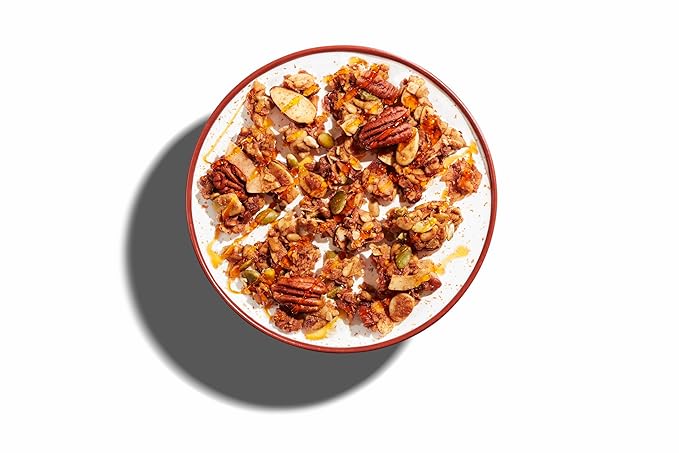 NuTrail Nut Granola Cereal Cinnamon Pecan No Sugar Added Gluten Free Grain Free Keto Low Carb Healthy Breakfast Cereal 8 Ounce (Pack of 6)…