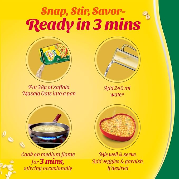 Saffola Masala Oats Veggie Twist 1 Kg
