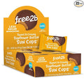 Free2b Sunflower Butter Sun Cups Safe for School and Allergy Friendly Gluten-Free Dairy-Free Nut-Free and Soy-Free Sweet and Creamy Cups 1-Cup Packages (Pack of 22)