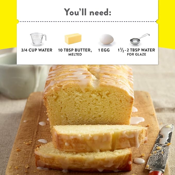 Krusteaz Meyer Lemon Pound Cake Mix 16.5 Ounce (Pack of 4)