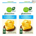 Gluten Free Organic Cornbread &amp Muffin Mix Non-GMO Baking Mix 16 oz Pack of 2