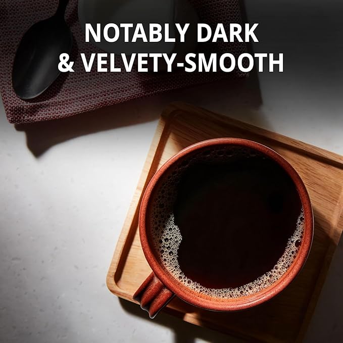 Black Silk Dark Roast Ground Coffee 40.3 oz Makes Up to 380 Cups Includes 15ml Measuring Scoop