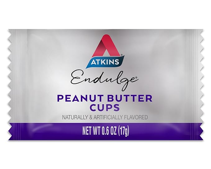 Atkins Endulge Peanut Butter Cups Dessert Favorite Low Carb 0g Sugar 60 Count