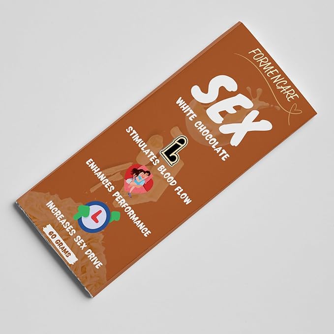 Formencare Chocolate Bar 60 Grams | Luxurious Chocolate for Uplifting Mood &amp Vitality | Ideal for Men &amp Women Vegetarian &amp Gluten-Free Delight (60 Grams White Chocolate)