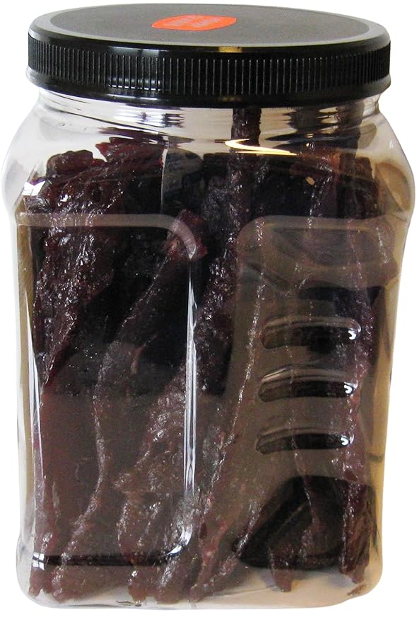 1/2 Gallon Jar Reser's Honey Glazed Beef Jerky 1 Pound of Jerky