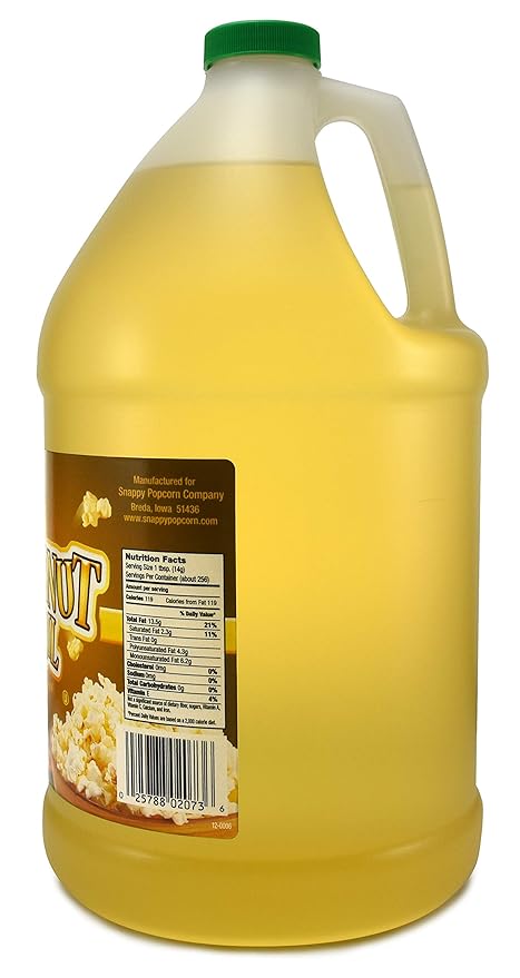 Snappy Pure Peanut Oil for Cooking and Peanut Oil for Deep Frying High Smoke Point Cooking Oil Vegetable Oil for Turkey Fryers Ideal Deep Frying Oil 1 Gallon Size