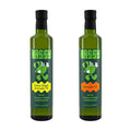 HASSY Avocado Oil Duo – High-Heat Cooking Oil &amp Extra Virgin Oil for Salads Dressings &amp Finishing Touches – Non-GMO Kosher Premium Quality