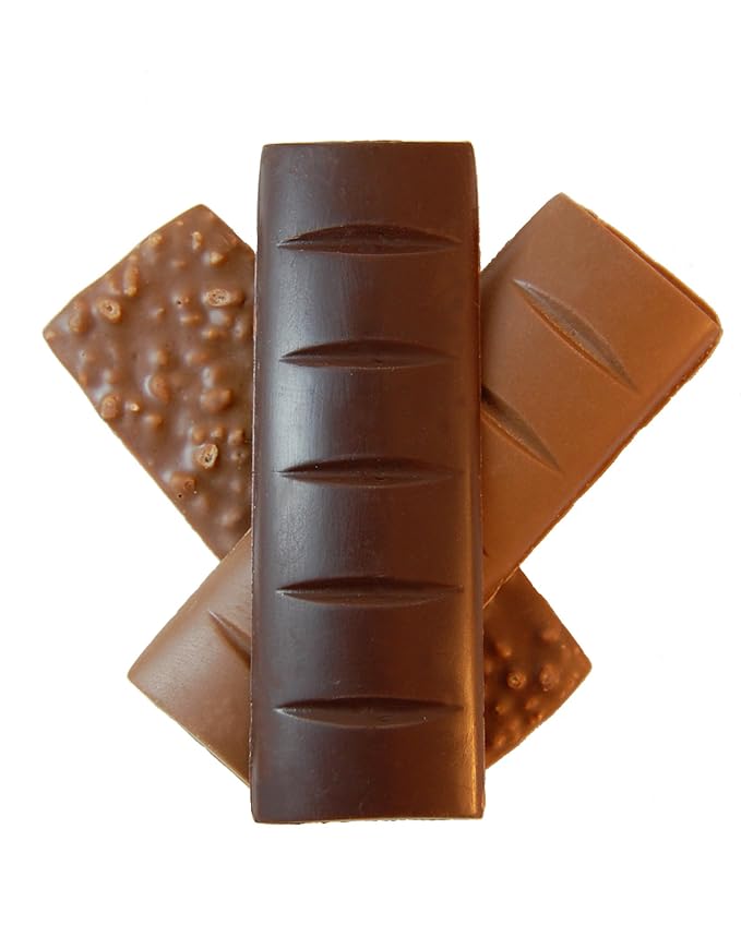 Vermont Nut Free Small Chocolate Bar (Crispy Milk Chocolate) 1.35 Ounce Bars 18 Count Nut-Free Egg-Free Kosher