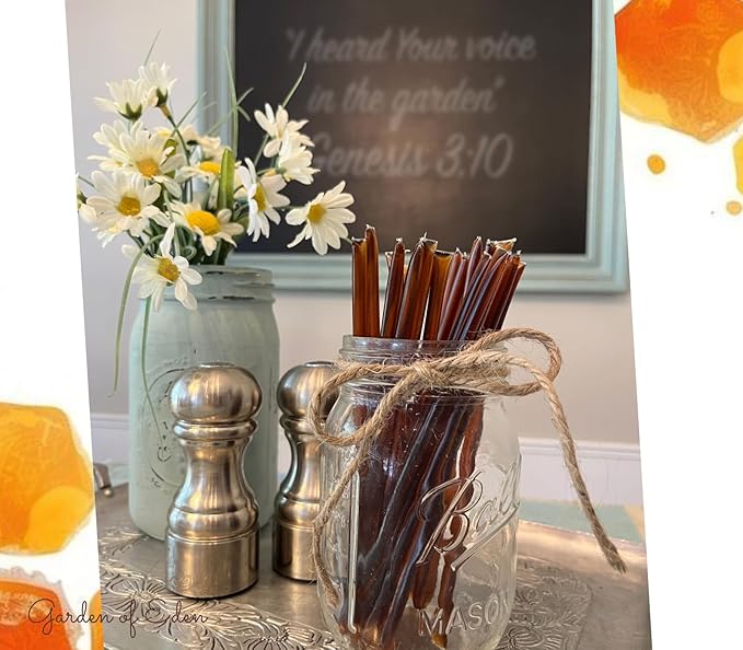 Garden of Eden Honey Company Pure Honey Sticks (100-Count) | Individual Natural Sweetener Straws for Tea &amp Coffee | Single-Serve Packets | Easter Basket gift