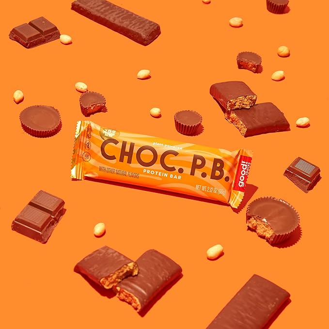 good! Snacks Chocolate Peanut Butter Vegan Protein Bar Soy &amp Gluten Free Plant Based Low Sugar 15g Clean Protein Natural Healthy Snack Kosher Friendly For Athletes &amp Active Lifestyles