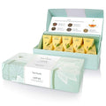 Tea Forte Premium Petite Presentation Box Gift Set Sampler 10 Count 2 of Each Blend Individually Wrapped Handcrafted Pyramid Infuser Bags Lotus Tea