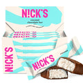 NICKS Coconut Keto Chocolate Candy Bars No Added Sugar Gluten Free Sweets Low carb Candy Snack Bar – 15-Pack (40g Each)