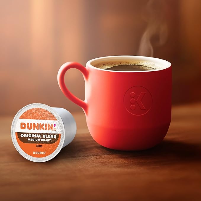 Dunkin' Donuts Single-Serve Coffee K-Cup® Pods Original Blend Medium Roast Carton Of 64 Pods