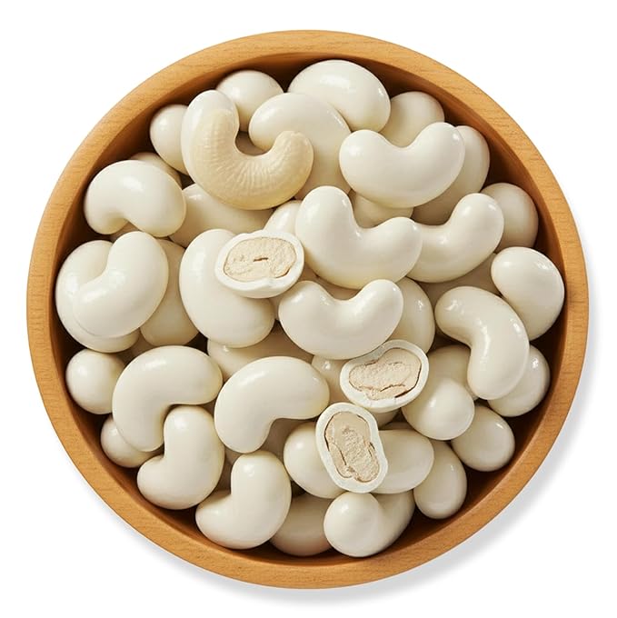 NY Spice Shop White Chocolate Covered Cashews - 3 Pound Candy Coated Cashew - Trail Mix White Chocolate Sweet Nut Snacks - Healthy Cashews Snacks for &amp Candy Buffet