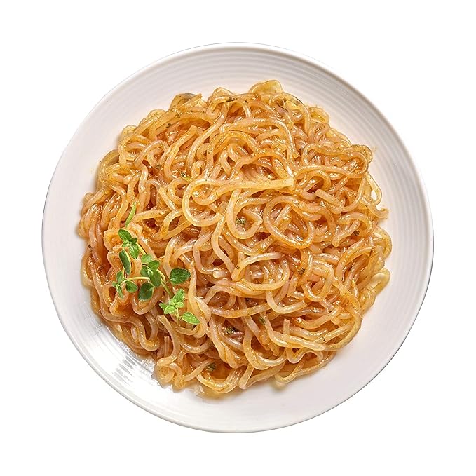 Miracle Noodle Ready to Eat Organic Spaghetti Pasta 7 Oz (Pack of 6) Plant Based Shirataki Konjac Noodles 5 Calories 1g Net Carbs Per Serving Keto Gluten-Free