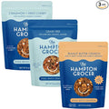 The Hampton Grocer Best Sellers Granola Variety Pack 3 pack - Includes Peanut Butter Crunch Super Seed and Cinnamon &amp Dried Cherry Granolas - Loaded with Whole Nuts &amp Super Seeds Crunchy