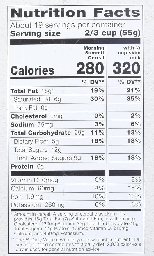 Mills Morniing Sumit Cereal Maple Berry 38 Oz