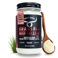 Beef Tallow for Cooking (14 oz) — US-Made 100% Grass-Fed and Finished Beef Fat Rich Flavor — Pure Beef Tallow for Deep Frying Searing Baking — Keto Paleo Carnivore Friendly- No Additives