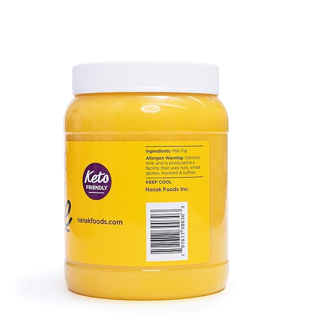 Nanak Pure Desi Ghee Clarified Butter 56-Ounce Jar
