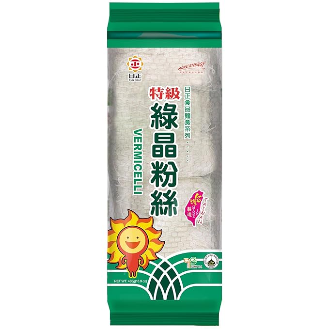 SUN RIGHT Premium Mung Bean Vermicelli (Glass Noodles) Bean Thread Noodles Rice &amp Pasta Alternative Gluten-Free Vegan Perfect for Stir Fry Hot Pot &amp Asian Dishes | 1 Pack (16.9OZ)