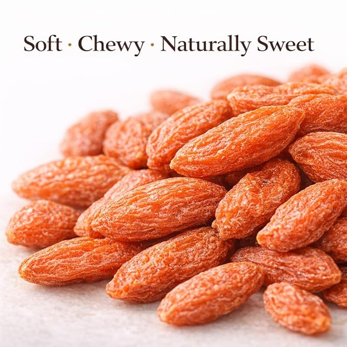 Organic Ningxia Goji Berries – USDA Certified Sun-Dried Superfood Non-GMO Dried Fruit Snack for Tea Oatmeal &amp Smoothies – 12 Ounces Resealable Bag