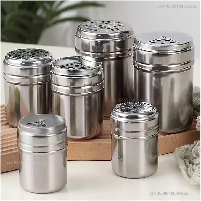 Stainless Steel Barbecue Sprinkling Bottle - Rotating Seasoning Tank for Perfect Spicing and Flavoring(Rotate-S)