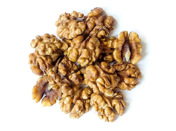 Organic California Walnuts Halves &amp Pieces 25 Pounds – Non-GMO Raw Unsalted Shelled Vegan Kosher Sirtfood Bulk Snack. High in Omega-3 Fatty Acids Protein. Great for Baking and as a Toppi
