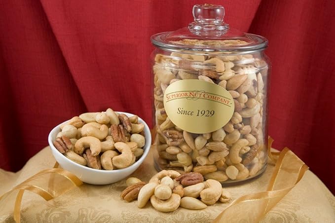 Superior Mixed Nuts (2.75 Pound Glass Jar) (Salted)