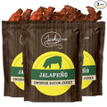Jalapeno Bacon Jerky - 3 PACK - Made with REAL Bacon and Spicy Jalapenos - World Famous Small Batch Jerky - 5.25 oz. total