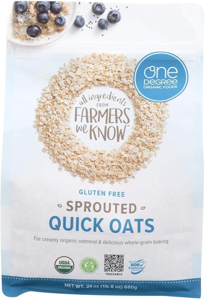 оrganic Quick оats - Sprоutеd - Casе оf 4-24 оz - Bulk Buy