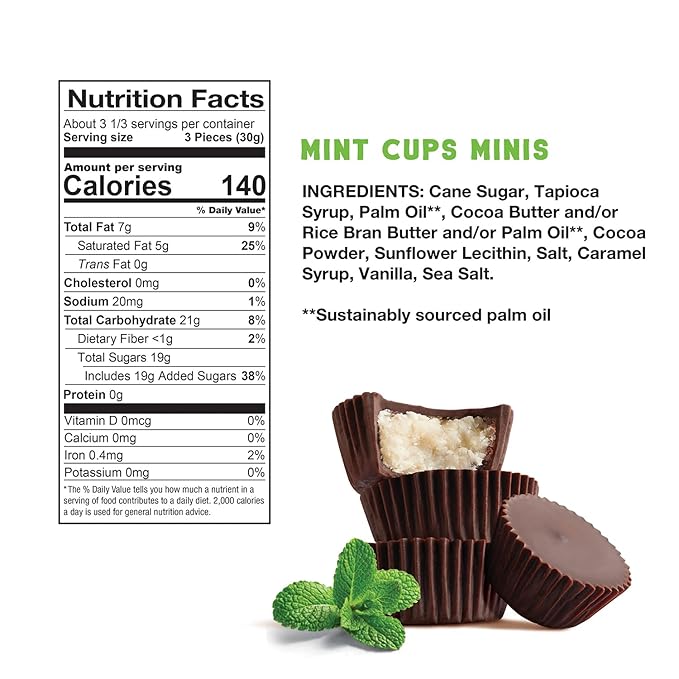 Free2b Variety Pack Safe for School and Allergy Friendly Gluten-Free Dairy-Free Nut-Free and Soy-Free Dark Chocolate Sweet and Creamy Sea Salt Caramel Mint (48 Mini Cups Variety)