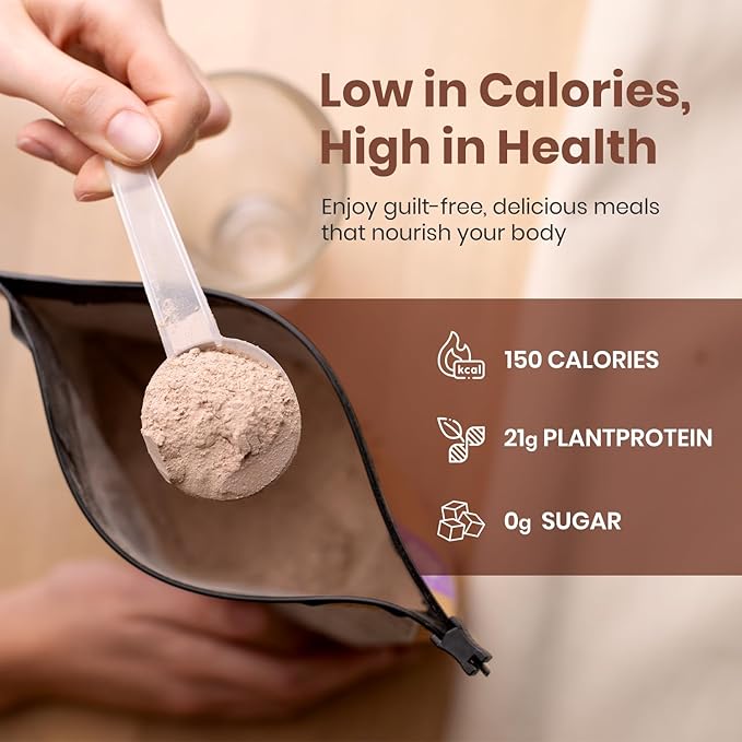 UpNourish Chocolate Vegan Protein Powder 54 Superfoods Powder1.5 Billion CFU Probiotics 21g Plant Based ProteinNo Sugar No Dairy No GMO Dairy FreeMeal Replacement Shake Keto-Friendly Low-Carb Diet