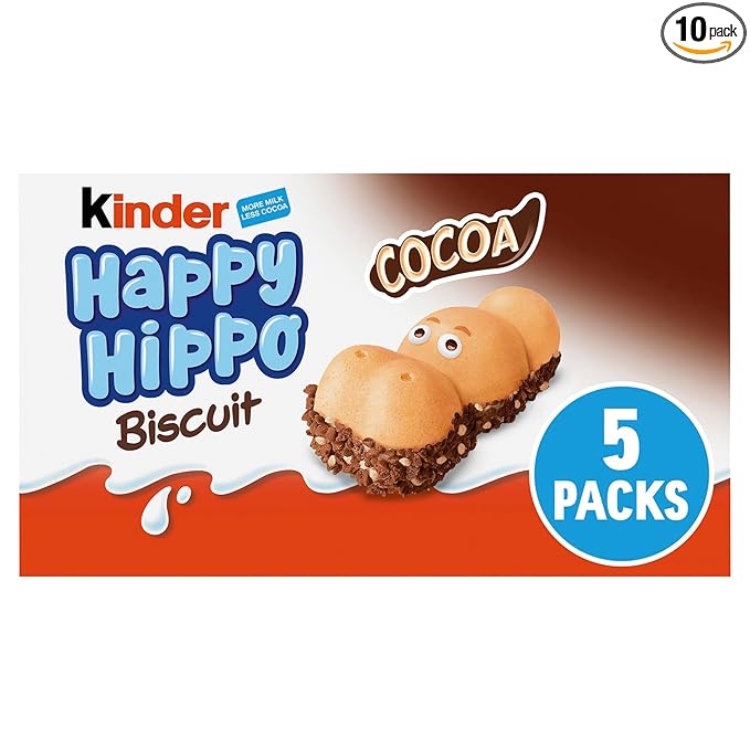 Kinder Happy Hippo Cocoa Cr?..Me T5 10 Pack