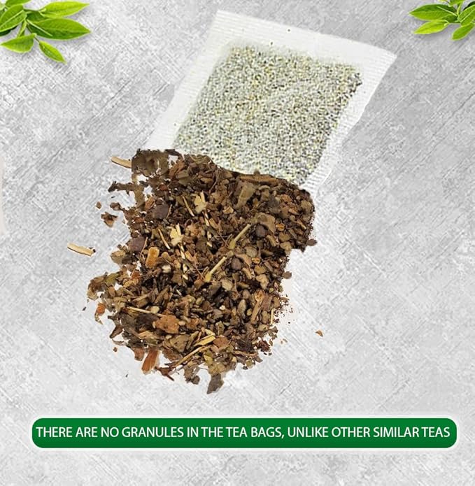 TeaDreamTea Dried Mullein Herbal Tea - Natural Mullein Flowers 30 Tea Bags - Caffeine-free - Pure Natural Premium Mullein Leaf - Mullein Herbal Teas with Cleanse Detox &amp Respiratory Support Effect