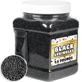 New Years Black Sprinkles – 1.6 Pounds Bulk Dessert Topping – Perfect for Cupcakes Cookies Ice Cream Cake Decorating Baking and Party Treats – Large Resealable Container