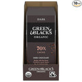 Green &amp Black's Organic Dark Chocolate Bar 70% Cacao 10 - 3.17 oz Bars