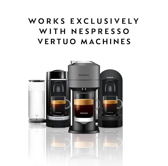 Nespresso Capsules Vertuo Voltesso Mild Roast Espresso 50-Count Espresso Pods Brews 1.35oz.