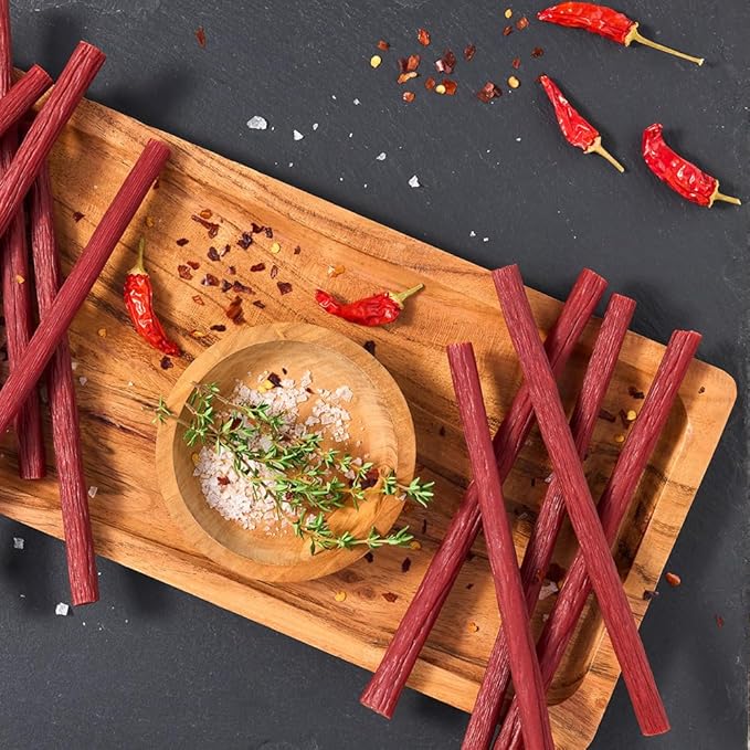 Weaver’s Habanero Snack Sticks (80 spicy 7 beef and chicken snack sticks per 40oz bag)