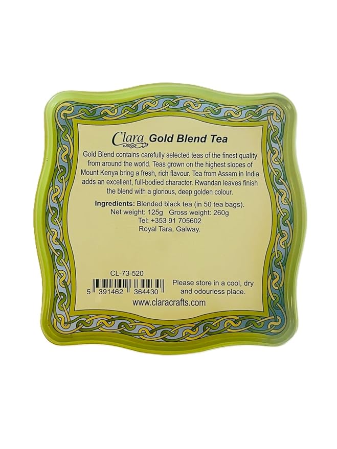 Royal Tara New Breakfast Tea - Irish Weave Tin 50 Count Bags