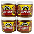 12 Ct Case of 1.5 pound (24oz) Cinnamon Raw Honey - Untreated Unprocessed Creamy Raw Honey w/Certified Organic Cinnamon - Sleeping Bear Farms