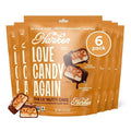 Harken Sweets The Lil’ Nutty Ones Mini Oat Milk Chocolate Candy Bars with Peanuts Sweetened with Dates No Sugar Added High Fiber Snack Gluten-Free Plant-Based 6 Pouches (30 Bars)