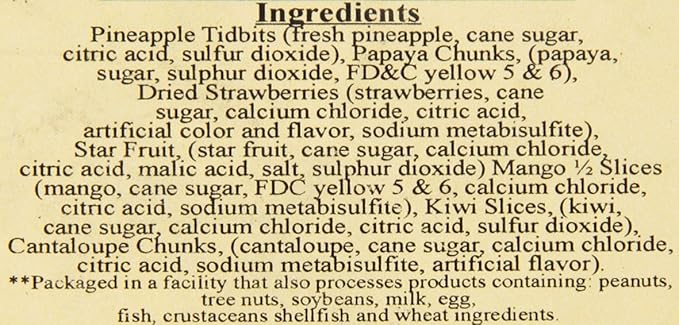 Yankee Traders Dried Fruit Mix Fruit Salad 4 Pound