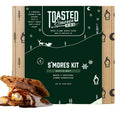 Toasted S'mores Bar Winter Mint Artisan S'mores Kit Contains Dark Mint Chocolate Squares Spiced Graham Crackers and Vanilla Marshmallows Pack of 4