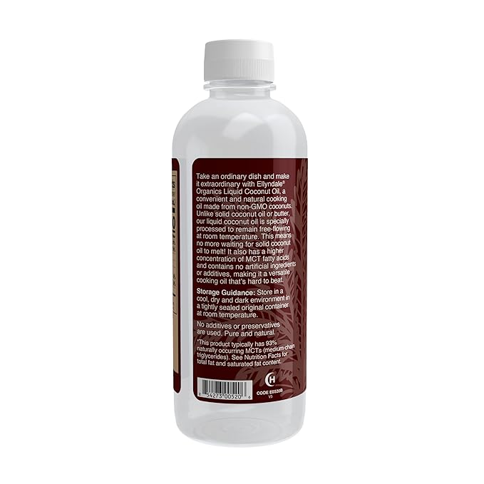 NOW Foods Liquid Coconut Cooking Oil Pure Coconut Flavor No Trans Fats Certified Non-GMO 16-Ounce