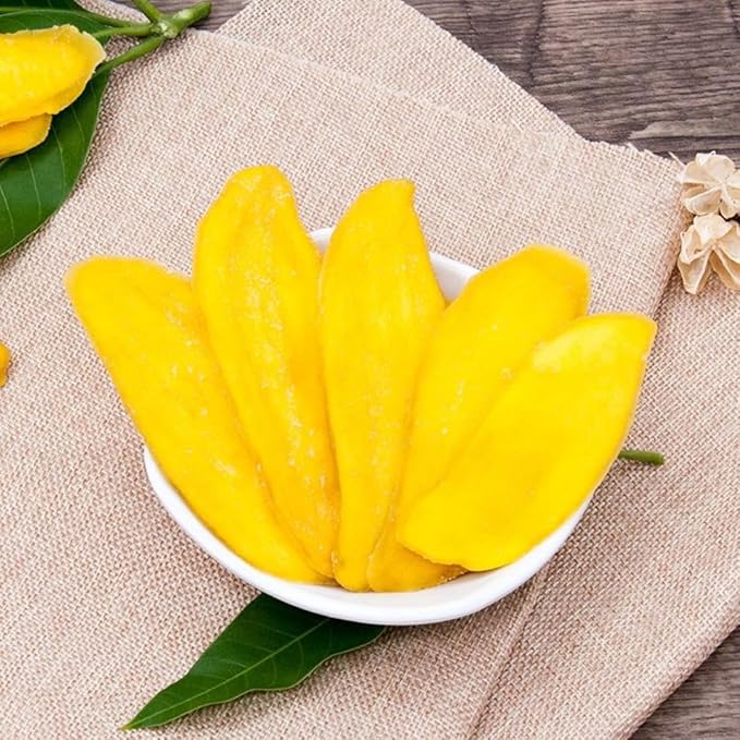 Premium Mango Dried Fruit 400g (80g x 5 Packs) Natural Sweet &amp Chewy No Artificial Additives Gluten-Free Snacking for Baking &amp Travel