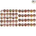 Crazy Cups Flavor Variety Pack Single Serve Coffee Pods - 30 Count &amp Chocolate Lovers Pods 24 Pack