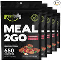 Greenbelly Backpacking Meals | All Natural Hiking Meal Bars | 650 Calories &amp High Protein | Cranberry Almond 5 Count